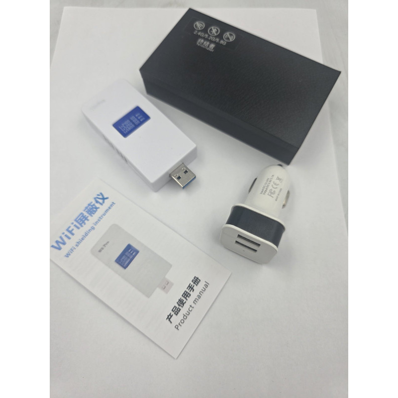 Глушилка сигналу WiFi 2.4Ггц, 5.2 Ггц, 5.8 Ггц, Bluetooth, Модель W6: Захист від Негласного Контролю