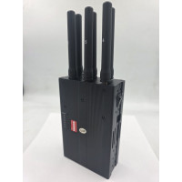 Портативна глушилка сигналів 2G / 3G / 4G / LTE / WCDMA + GPS L1 + Wi-Fi / Bluetooth з 6 антенами