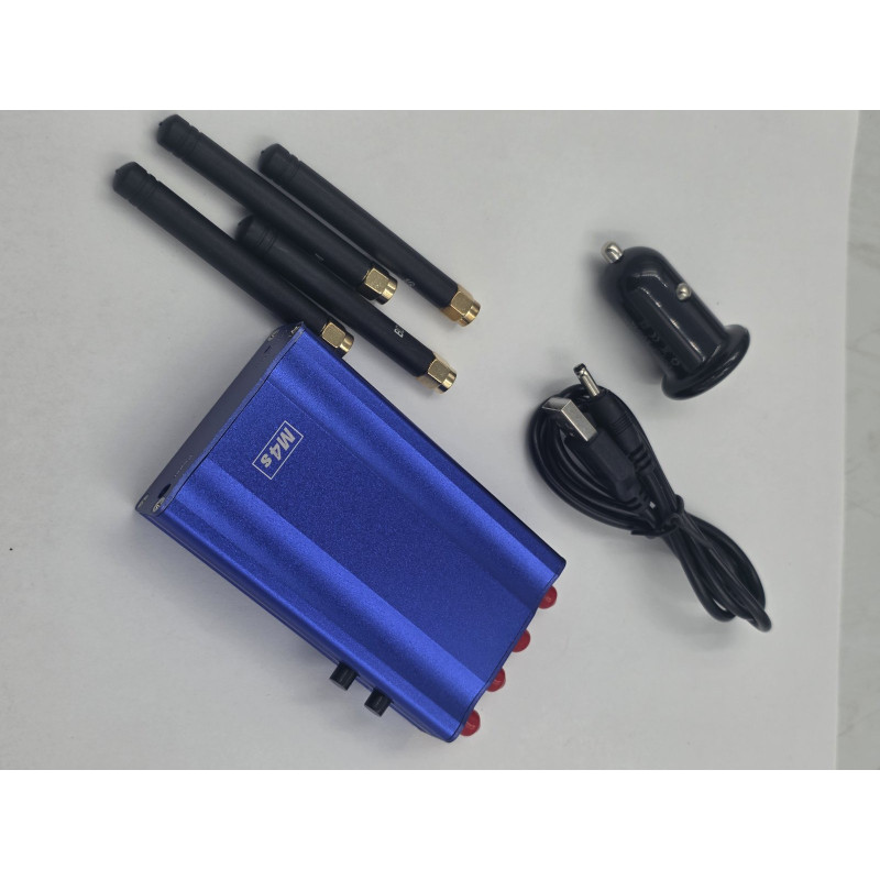 Портативна глушилка сигналів GSM, 2G, 3G, 4G/BD/GPS на 4 канали