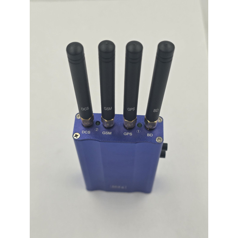  Портативна глушилка сигналів GSM, 2G, 3G, 4G/BD/GPS на 4 канали