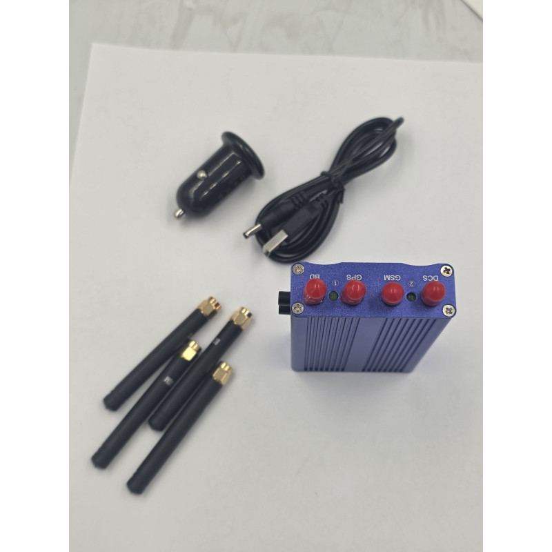  Портативна глушилка сигналів GSM, 2G, 3G, 4G/BD/GPS на 4 канали