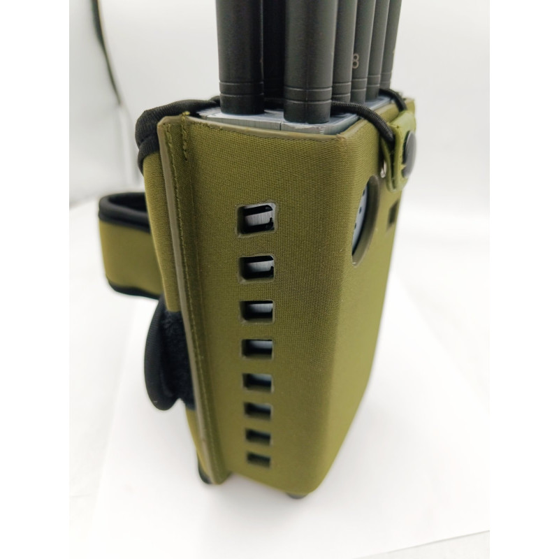 Vodasafe P10 (10Вт) ефективно блокує CDMA, GSM, 3G, 4G LTE, 5G, GPS, Wi-Fi, Bluetooth.