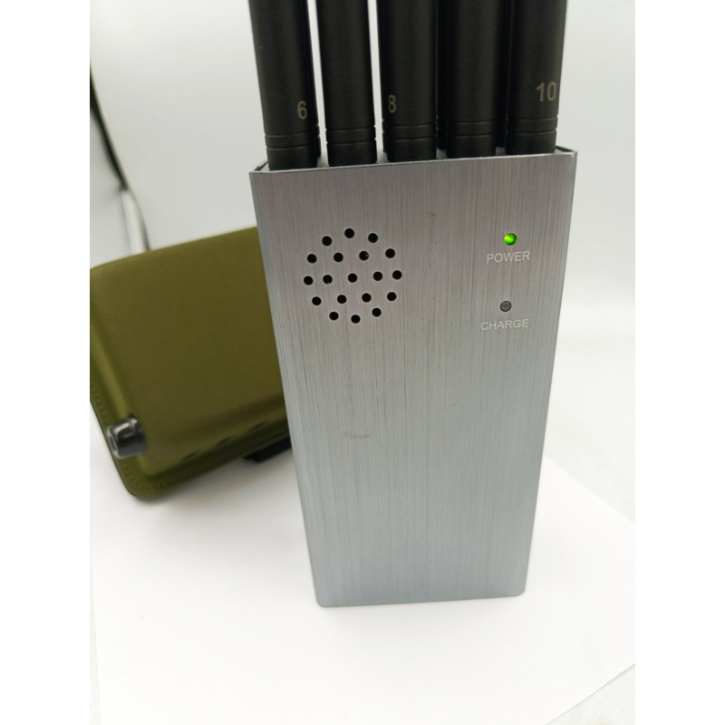 Vodasafe P10 (10Вт) ефективно блокує CDMA, GSM, 3G, 4G LTE, 5G, GPS, Wi-Fi, Bluetooth.