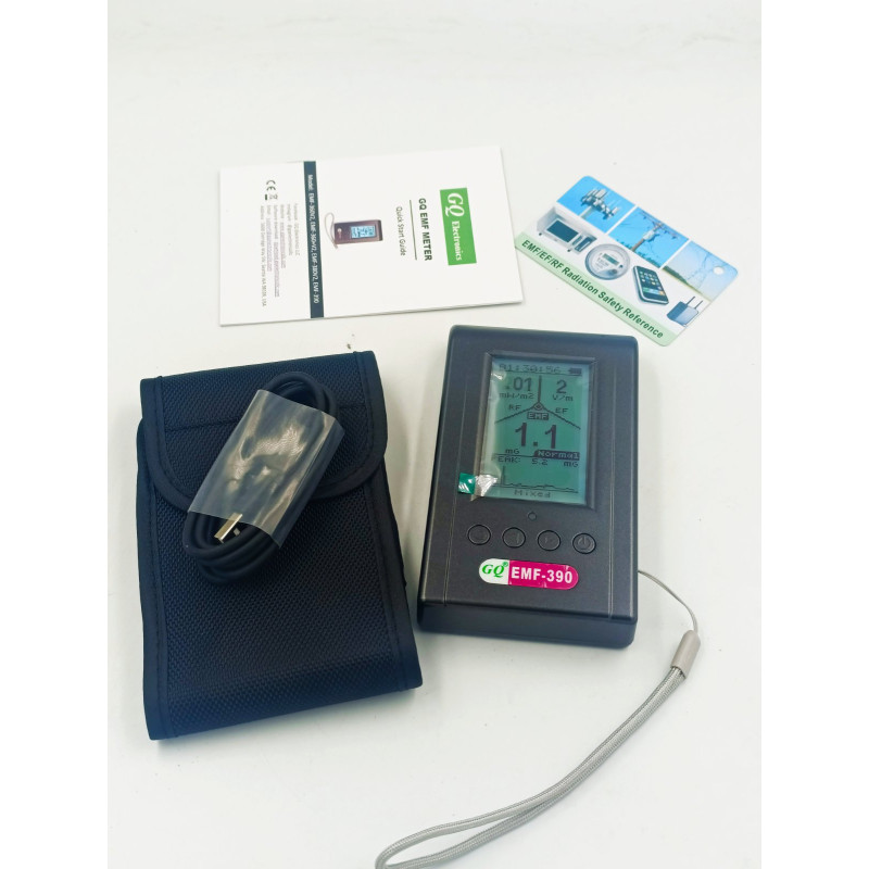 GQ EMF-390 – портативний цифровий детектор ЕМП