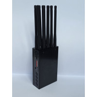 Портативна глушилка стільникового зв'язку "Хижак про 10Вт" GSM,GPS 4G, 3G, 5.8G, DCS, Wi-Fi, GPS L1/L2/L3/L4/L5