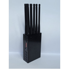 Портативна глушилка стільникового зв'язку "Хижак про 10Вт" GSM,GPS 4G, 3G, 5.8G, DCS, Wi-Fi, GPS L1/L2/L3/L4/L5