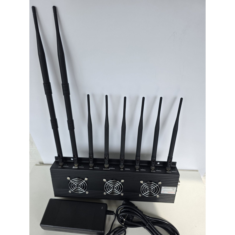 8-канальна глушилка сигналів (GSM/3G/Wi-Fi/GPS/Bluetooth)
