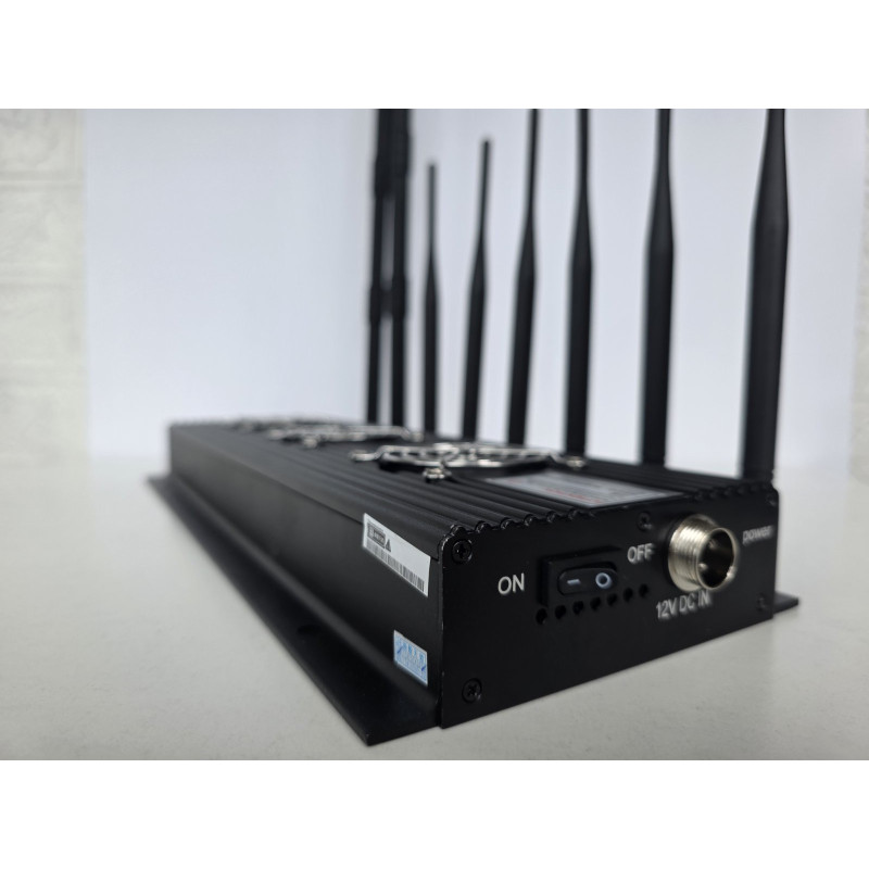 8-канальна глушилка сигналів (GSM/3G/Wi-Fi/GPS/Bluetooth)