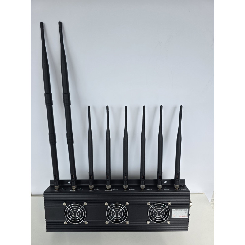 8-канальна глушилка сигналів (GSM/3G/Wi-Fi/GPS/Bluetooth)