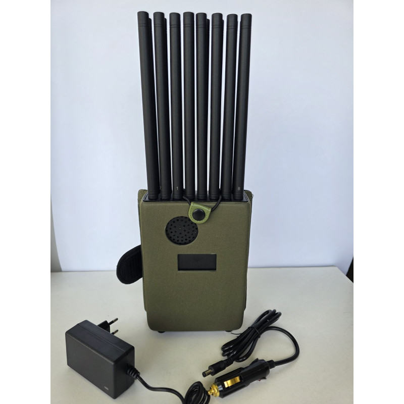 Портативна 16-канальна глушилка GPS, GSM, Wi-Fi, 3G, 4G та 5G