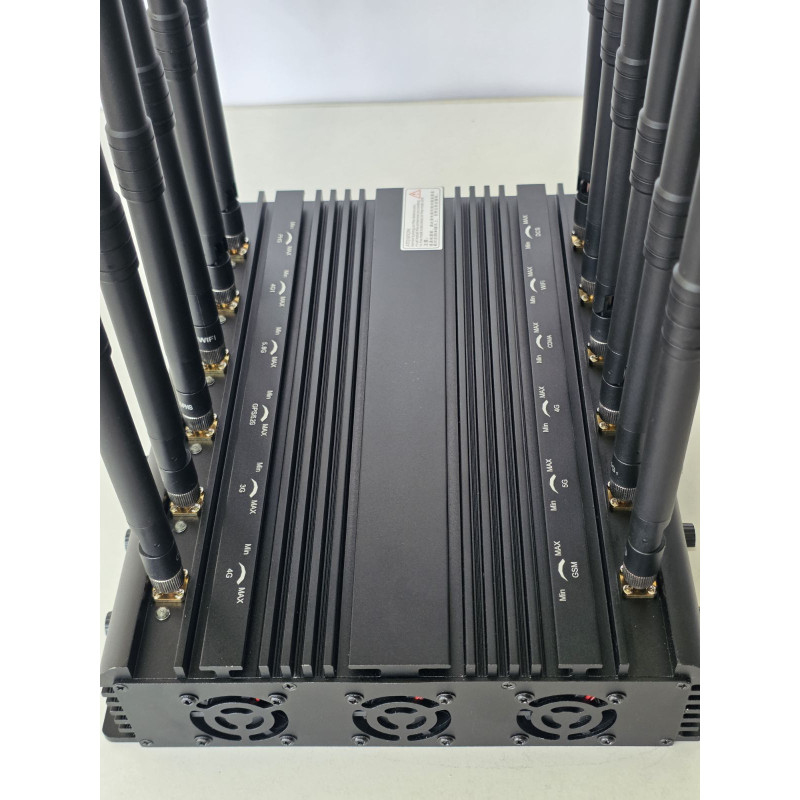 Мощный стационарный глушитель для сигналов CDMA, GSM, DCS, PCS, GPS, LOJACK, VHF, UHF, WiFi, 3G и 4G