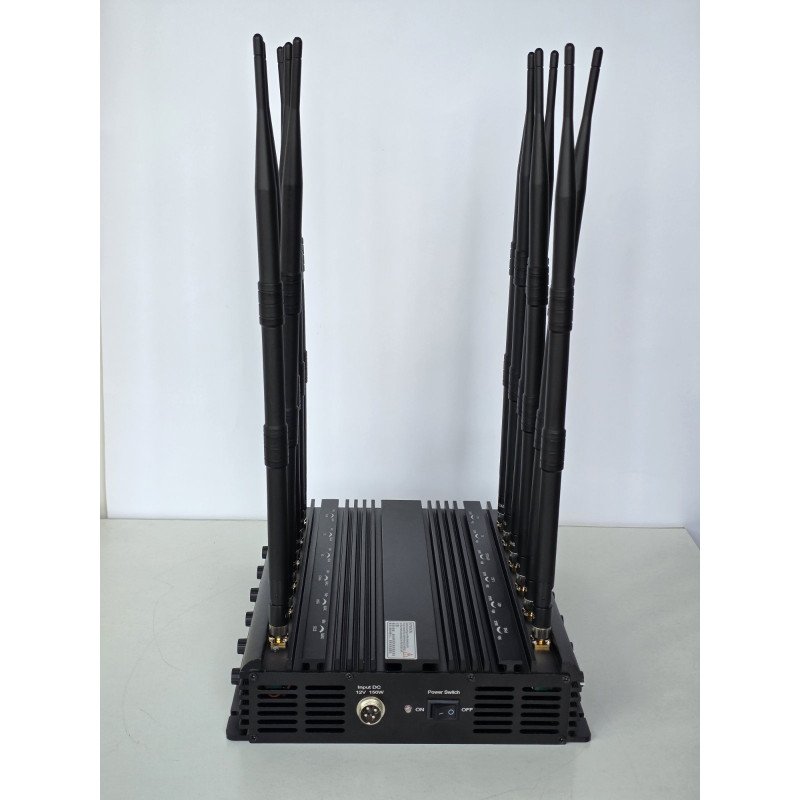 Мощный стационарный глушитель для сигналов CDMA, GSM, DCS, PCS, GPS, LOJACK, VHF, UHF, WiFi, 3G и 4G