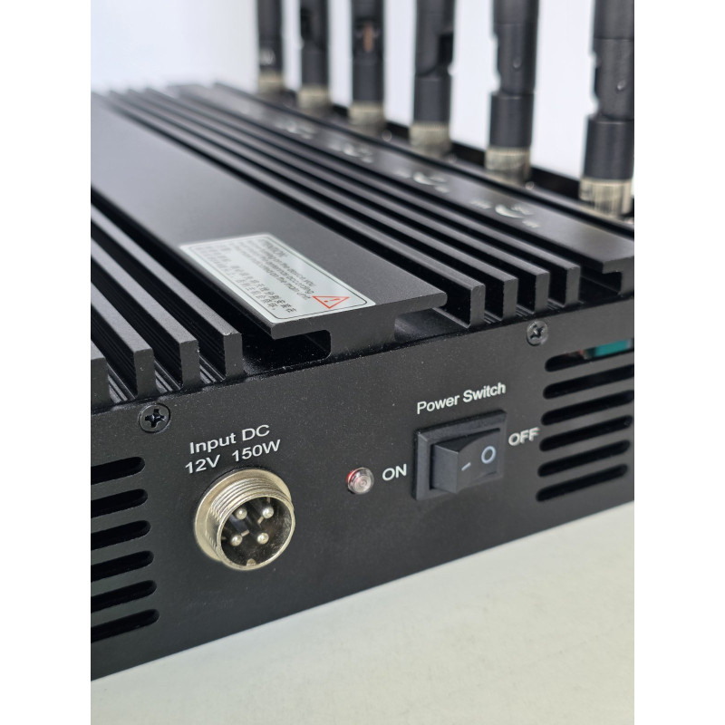 Мощный стационарный глушитель для сигналов CDMA, GSM, DCS, PCS, GPS, LOJACK, VHF, UHF, WiFi, 3G и 4G