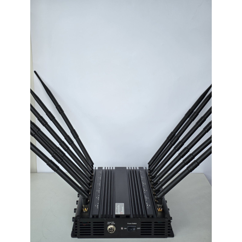 Мощный стационарный глушитель для сигналов CDMA, GSM, DCS, PCS, GPS, LOJACK, VHF, UHF, WiFi, 3G и 4G