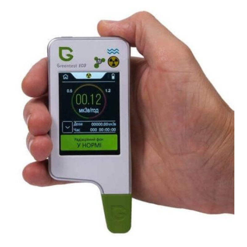 Екотестер Greentest ECO 6T – нітрат-тестер, дозиметр та вимірювач жорсткості води 3-в-1