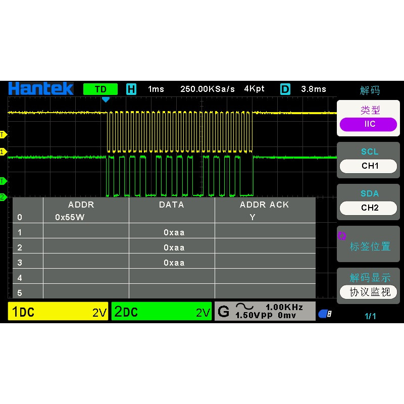 Портативний цифровий осцилограф Hantek DSO2C10 – компактний вимірювальний прилад для сигналів