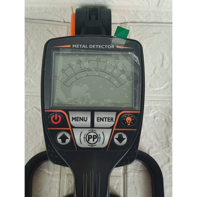 Складной металлоискатель TX-640 с водонепроницаемой катушкой 11″ и LCD-дисплеем
