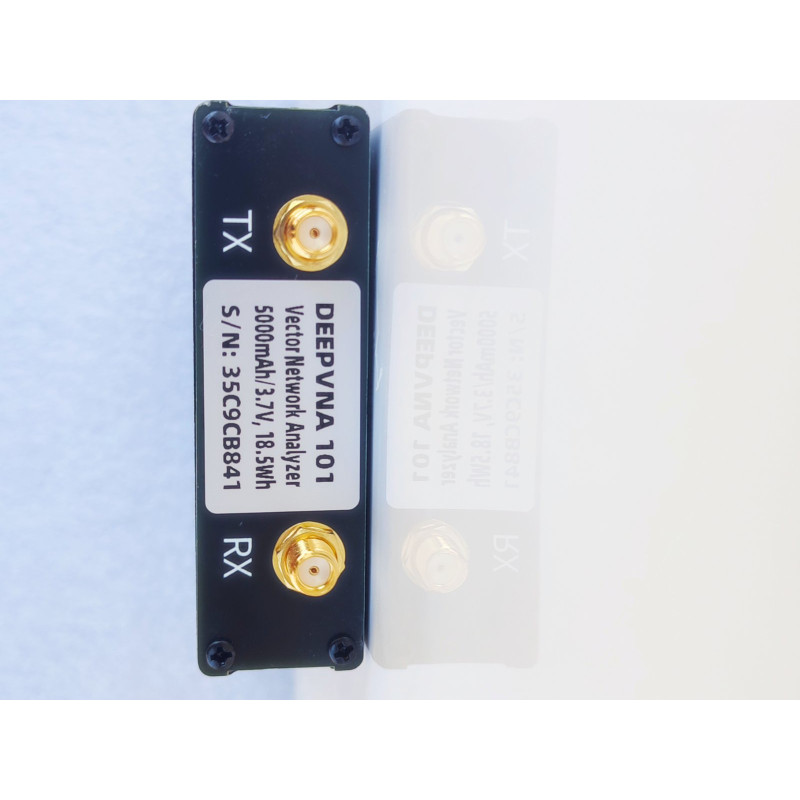 DeepVNA-101 4,3-дюймовый антенный анализатор 10kГц-1,5 ГГц КСВ-метр VHF UHF сетевой анализатор HW3.2 IPS LCD + металлический корпус NanoVNA-F