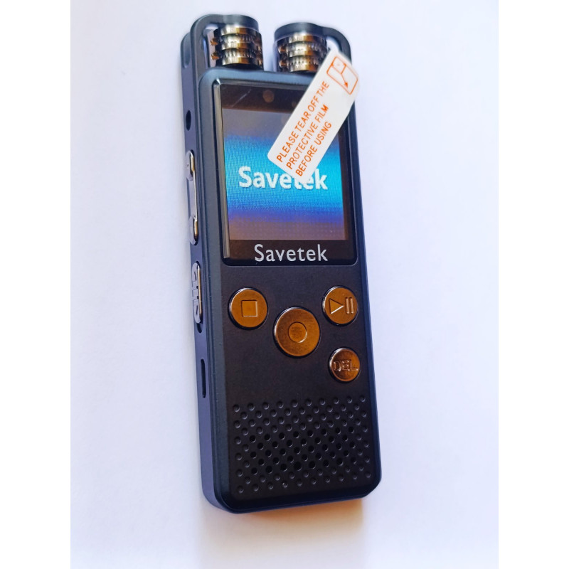 Професійний цифровий диктофон Savetek 16GB з голосовою активацією та шумозаглушенням