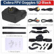 FPV окуляри Cobra 1280×720, 4.1", 5.8G 48CH з DVR та Head Tracker