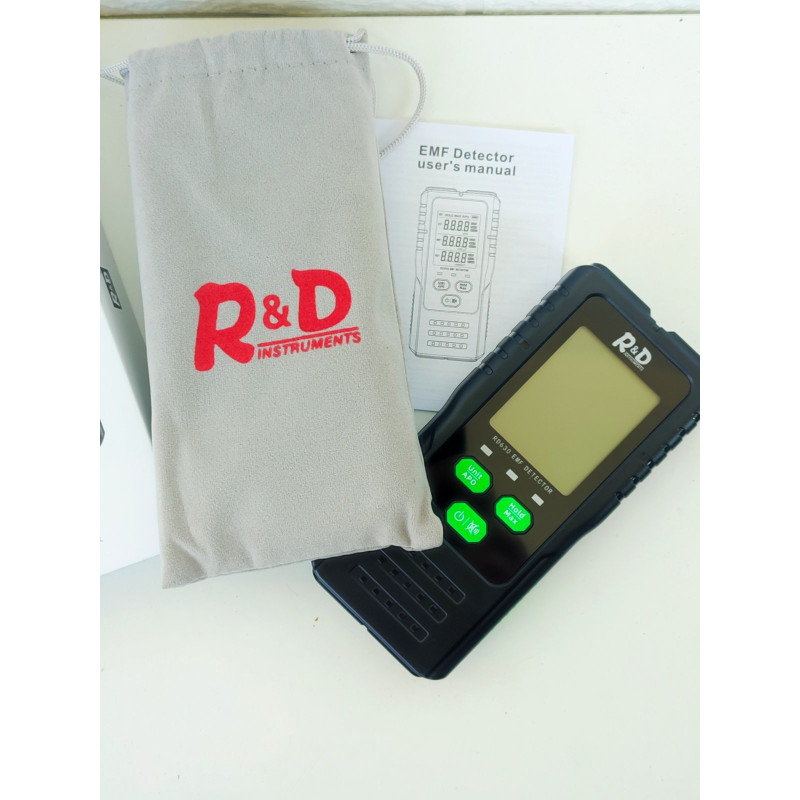 R&D RD630 детектор електромагнітного випромінювання EMF RF тестер 3 в 1 вимірювач електричного магнітного та радіочастотного поля