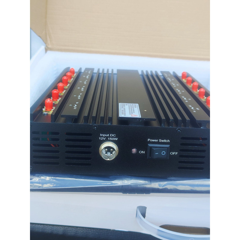 Мощный стационарный глушитель для сигналов CDMA, GSM, DCS, PCS, GPS, LOJACK, VHF, UHF, WiFi, 3G и 4G