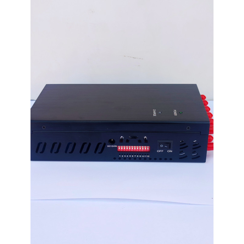 Глушилка сигналів на 12 каналів (CDMA/GSM/DCS/2G/3G/4G/WIFI/GPS/Beidou/GPS/5G/5.2G/5.8G/VHF/UHF)