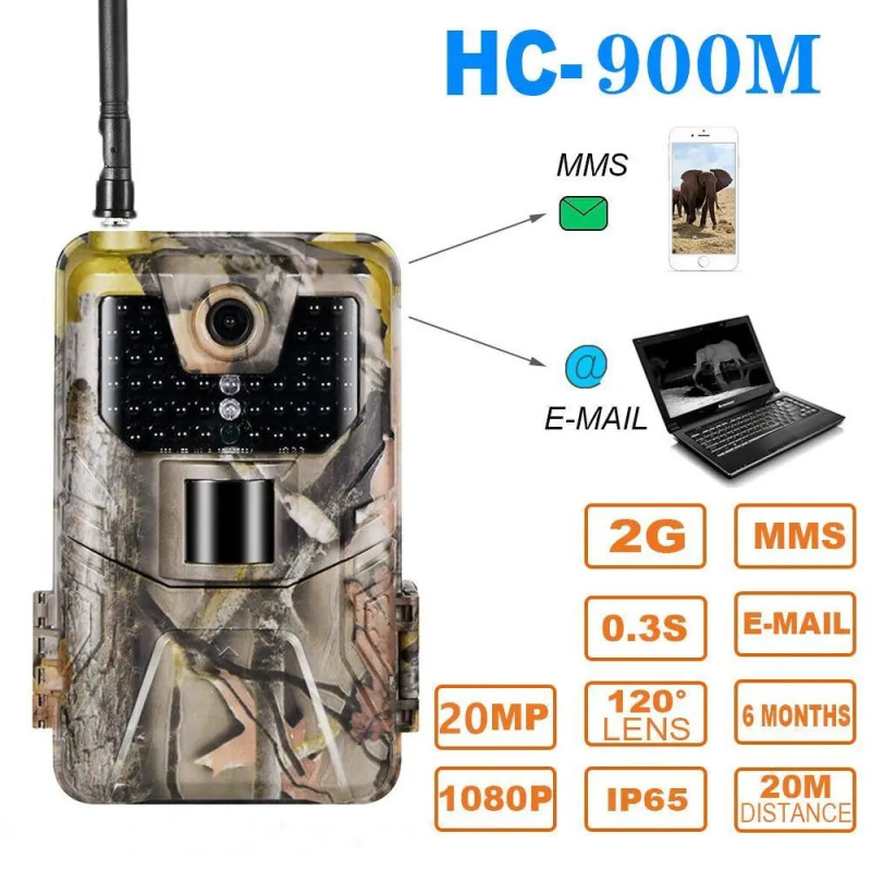Фотопастка Suntek HC-900M (Jet MMS 2G) – Лісова камера з передачею фото на MMS або Email