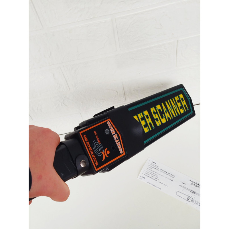 Ручний металодетектор SUPER SCANNER MD-30003B1 для охорони та догляду