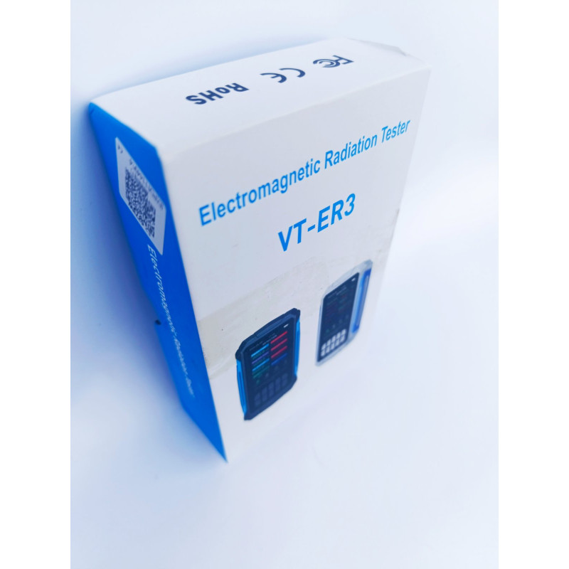 Детектор електромагнітного випромінювання VT-ER3 5 в 1 портативний EMF тестер радіочастотного електричного магнітного поля температури та вологості
