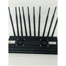 Стаціонарна глушилка сигналів (CDMA/GSM/DCS/PHS/3G/4G/5G/5,8G/2,4G/WIFI/VHF/UHF/GPS/Beidou) з 10 каналами