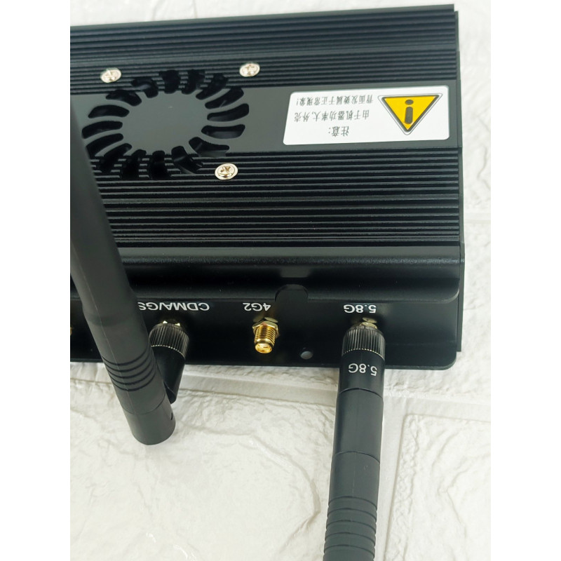 Стаціонарна глушилка сигналів (CDMA/GSM/DCS/PHS/3G/4G/5G/5,8G/2,4G/WIFI/VHF/UHF/GPS/Beidou) з 10 каналами