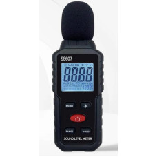 S8607 цифровий шумомір децибелметр портативний вимірювач рівня звуку 30–130 дБ