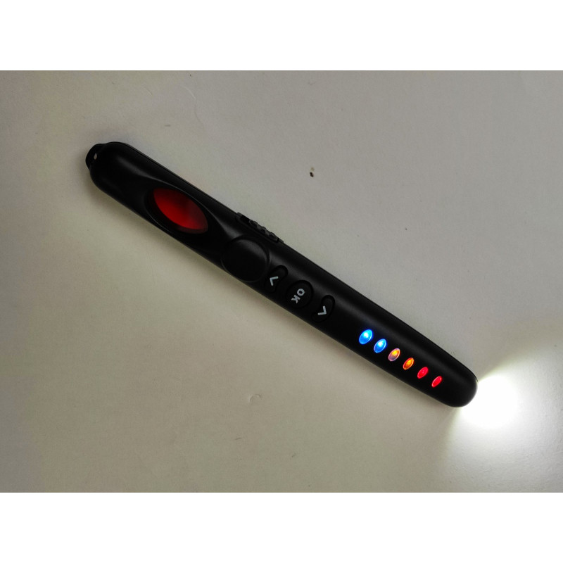 Детектор скрытых камер и жучков в форме ручки Laser Protection 5-в-1