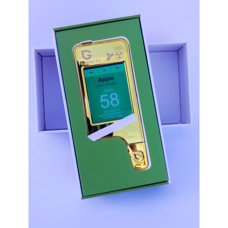 Екотестер Greentest ECO 6T GOLD – нітрат-тестер, дозиметр та тестер жорсткості води