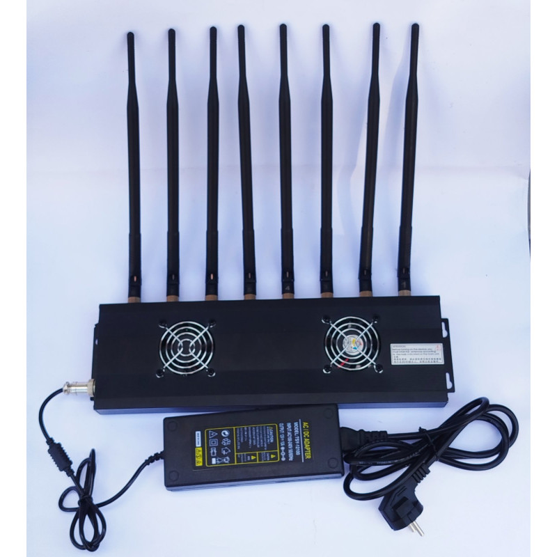8-канальна глушилка сигналів (GSM/3G/Wi-Fi/GPS/Bluetooth)