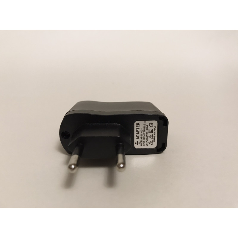 Блок живлення USB – вхід 100-240V, 1A
